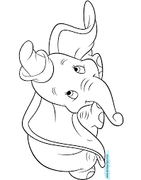 Dumbo adorable cute disney coloring pages. Dumbo Coloring Pages 2 Disneyclips Com