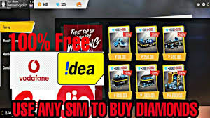 Cara top up diamond di free fire lewat google play. Free Fire How To Purchase Diamonds Using Sim Card S Balance Of Any Telecom Company Youtube