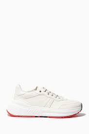 Size 44 Leather Sneakers Luxury Brands Fashion Sneakers