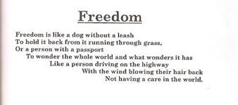Freedom Simile Poems Example Of Poem Poetry For Kids