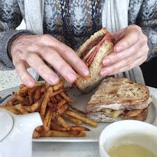 Sandwich Pastrami Cafe Bloom Strasbourg