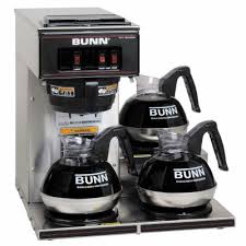 Automatic espresso coffee machine with two brewing groups.front boiler element: Bunn Vp17 3 Commercial Pourover Brewer With 3 Warmers Sam S Club