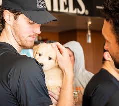 The best day of the year… puppy visit day! 🐾🥹 Huge thanks to  @waysidewaifs for letting us hang with these 6-week-old pups! And a  shoutout to @culvers for the tasty pup cups!