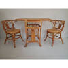 Bamboo dining table set, restaurant dining table. 1