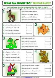 Ability And Inability True Or False Esl Exercise Worksheet For Kids In 2020 English Worksheets For Kids Worksheets For Kids Esl Worksheets For Beginners