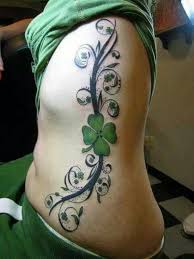 Each leaf has it's own meaning: 30 Cute Four Leaf Clover Tattoos Hative