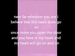 The songs were produced mainly by david foster, ric wake, guy roche, walter afanasieff and christopher neil, and four of them were written by diane warren. Celine Dion My Heart Will Go On Instrumental With Lyrics Youtube