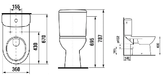 Roca Paloma Close Coupled Comfort Height Pan White Roca Z123616020 Yellow Bedroom Comfort Paloma