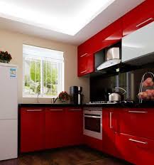 Red Kitchen Blinds Red And White Kitchen