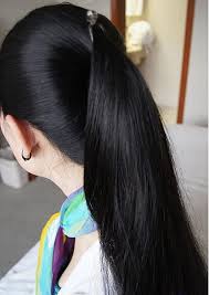 Nice And Silky Long Hair Ponytail Long Indian Hair Long Silky Hair