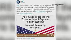 Coronavirus Stimulus Check Tracker Irs Is Now Depositing Checks Wkyc Com