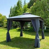 This classic outdoor patio gazebo from outsunny is your best choice to relax and enjoy parties with your friends and family outside. Screened Gazebos You Ll Love In 2021 Wayfair