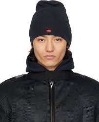 Black Rib Beanie by GREG ROSS