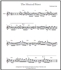 Beginner sheet music with violin tabs. Free Printable Violin Music For Musical Priest