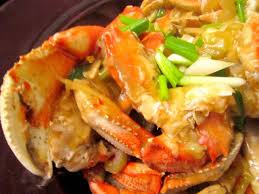 Chinese Style Ginger Garlic Crabs Asian Crab Recipe Cooking Seafood Crab Dishes