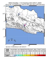 Pusat gempa yang berada di lepas pantai. Regional Garut Diguncang Gempa Bmkg Akibat Aktivitas Sesar Garsela