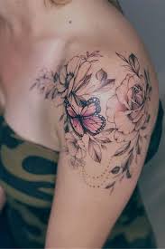 Flower Tattoos For Females Shoulder Tattoos For Women Floral Tattoo Shoulder Small Shoulder Tattoos
