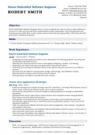 3+ years of experience will be demonstrated. Embedded Engineer Resume Objective July 2021