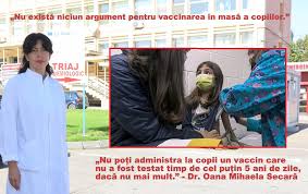 Buna ziua, vaccinul ror de 5 ani, daca nu se face la 5 ani pana cand e obligatoriu a fi facut? AtenÈ›ie PÄƒrinÈ›i Dr Oana Mihaela SecarÄƒ Ii DÄƒ Replica Lui Rafila È™i AvertizeazÄƒ Nu ExistÄƒ Niciun Argument Pentru Vaccinarea In MasÄƒ A Copiilor Nu PoÈ›i Administra La Copii Un Vaccin Care Nu