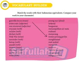 Then, we will complete the table based on the result of our discussion. Kunci Jawaban Bahasa Inggris Chapter 11 Halaman 144 Vocabulary Builder Kelas 10 Saifullah Id