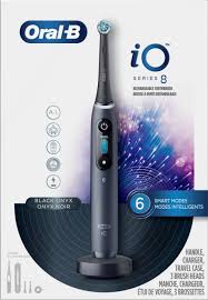 Customs services and international tracking provided. Oral B Io Series 8 Connected Rechargeable Electric Toothbrush Onyx Black Io8 M8 3b2 2b Bk Best Buy