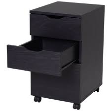 Plywood thicknesses vary, though, so make certain your material thickness measures a true 3 ⁄ 4, or adjust your part dimensions to achieve the final cabinet width. Homcom 3 Drawer File Cabinet Rolling Vertical A4 Paper Letter Binder 14 D Black Wood Grain Walmart Com Walmart Com