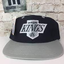 Vintage Nwt La Kings Los Angeles Snapback Hat Cap Nhl Hockey Logo 7 Rare Ebay Snapback Hats Logo 7 Hockey Logo
