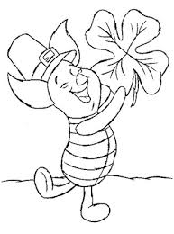 To download our free coloring pages, click on the st. Winnie The Pooh Coloring Page Piglet St Patricks Day All Kids Network