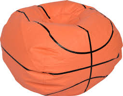 This bean bag chair comes in a whopping 26 different colors. Kids Basketball Seat Orange Bean Bag Rooms To Go