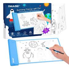 Graphic tablets, stylus pens, pen tablet monitors, drawing light pads… huion a4, l4s & lb4 models are great led light pads: Image Light Up Tracing Pad Blue Drawing Tablet Coloring Board For Kids Children Toy Gift For Boys Girls Ages 6 7 8 9 10 Fisher Price Little People