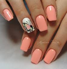 Check out our peach nails selection for the very best in unique or custom, handmade pieces from our craft supplies & tools shops. 60 Nail Art Examples For Spring Nenuno Creative
