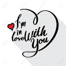 Hi honey, dass es so was gibt ! Ich Bin Verliebt In Dich Schriftzug Vektor Illustration Fur Hochzeit Und Valentinstag Lizenzfrei Nutzbare Vektorgrafiken Clip Arts Illustrationen Image 69678894