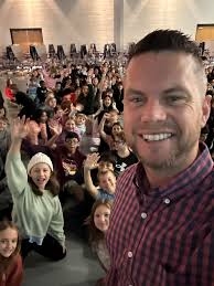 Spoke to Bixby North Intermdiate today about severe weather safety. It's  always good to help our next generation of kids learn about weather.  BancFirst Insurance actually insures over 70 school districts across