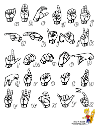 timeless american sign language alphabet chart american sign