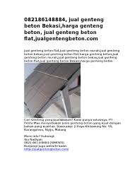 Malang merupakan kota terbesar ke 2 setelah surabaya di provinsi. 082186148884 Jual Genteng Beton Bekasi Harga Genteng Beton Jual Genteng Beton Flat