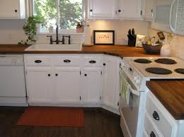 Butcher Block Counter Tops With White Cabinets Kitchen Dinning Room Home Kitchens Kitchen Decor