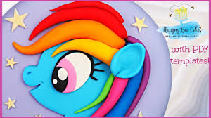 #my little pony #im sorry but if you dont like this show youre lying #this is for you anon. Easy Rainbow Dash Cake Tutorial My Little Pony Cake Youtube