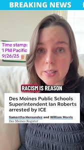 DETAINED BY ICE: Superintendent and Olympian Ian Roberts. This is  outrageous.