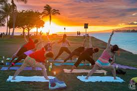We are located less than two miles from waikiki. Sunset Yoga At Magic Island In Honolulu Oahu Hawaii Hawaiian Beach Rentals