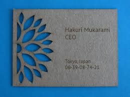 Brazilian based design firm tatil design has come up with a novel twist on. Create Personnalized Business Cards With Laser Cutting