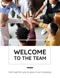 Funny Welcome To The Team Card Template Welcome To The Team Card Template Architecture Student Portfolio