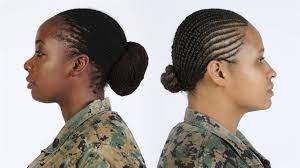 The U S Marine Corps Now Permits Twists And Loc Ed Styles Military Hair Twist Hairstyles Womens Hairstyles