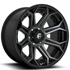 20 Fuel Wheels D704 Siege Gloss Black With Gloss Ddt Off Road Rims Fuel Wheels Off Road Wheels Jeep Rims