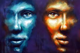 Water reflection painting