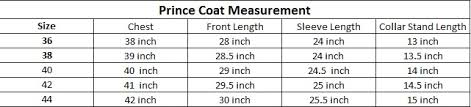 Size Chart Infinity Mega Mall