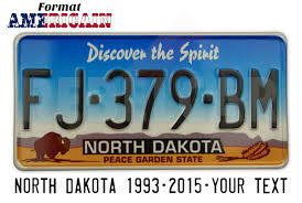 Maybe you would like to learn more about one of these? North Dakota Us Usa License Plate Number Plate Embossed Custom