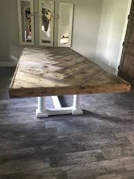 Herringbone Table Top Diy Dining Room Table Farmhouse Dining Table Farmhouse Dining Room
