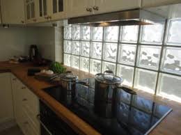 Check out our glass brick selection for the very best in unique or custom, handmade pieces from our shops. Glass Brick Splashback Kitchen Room Design Glass Blocks Wall Trendy Kitchen Tile