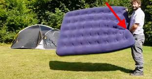 Watch This Guy Inflate An Air Mattress Without A Pump This Is Brilliant I Had No Idea Air Mattress Camping Camping Trailer For Sale Camping Glamping