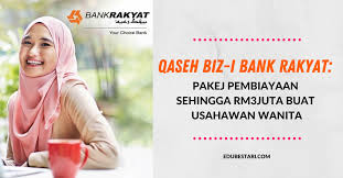Bandingkan pinjaman dari bank rakyat. Qaseh Biz I Bank Rakyat Mohon Pakej Pembiayaan Sehingga Rm3juta Buat Usahawan Wanita Edu Bestari
